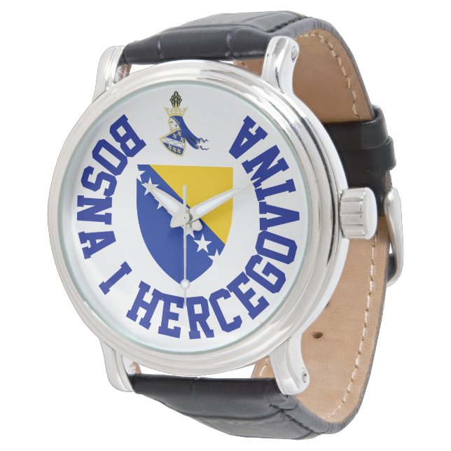 Reloj De Pulsera Bosnia y Herzegovina (Angular)