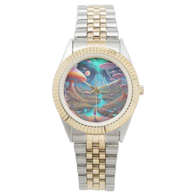 Reloj De Pulsera Bosque de hongos (Anverso)