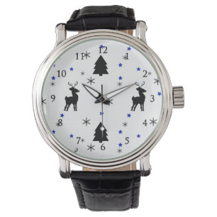 Reloj De Pulsera Bosque de Pinos Renos