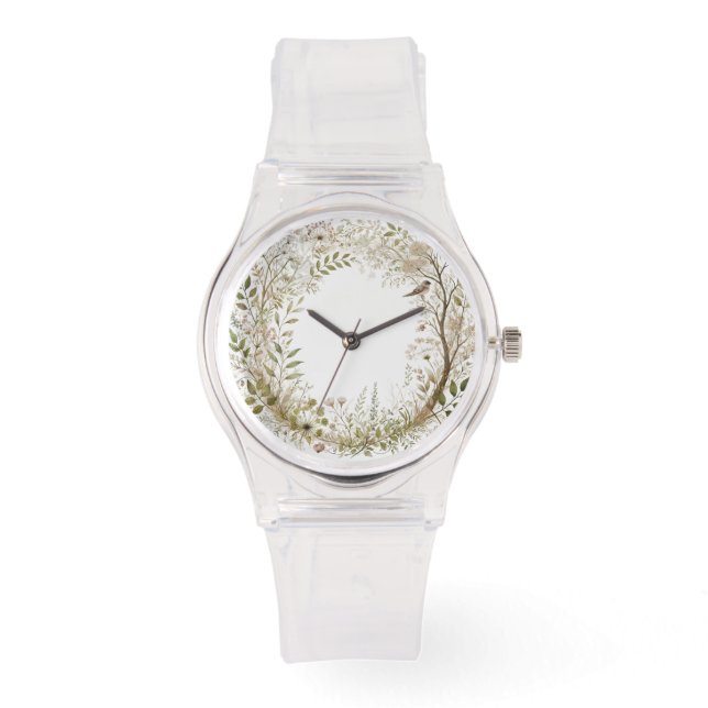 Reloj De Pulsera Bosque etéreo encantado (Anverso)