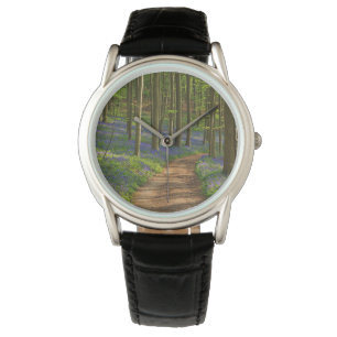 Reloj De Pulsera Bosques   Bosque de Bluebell en Bélgica