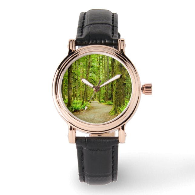 Reloj De Pulsera Bosques | Parque nacional olímpico (Anverso)