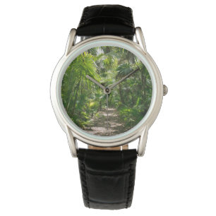 Reloj De Pulsera Bosques   Tropical Rainforest Tulum Mexico