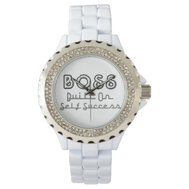 Reloj De Pulsera BOSS Basado En Vigilancia Del Éxito Propio (Anverso)