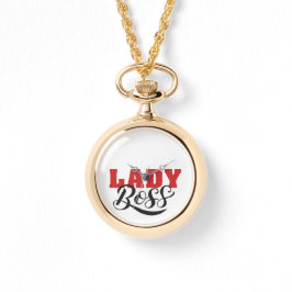 Reloj De Pulsera Boss Lady Mindset – Powerful Women Quote Design