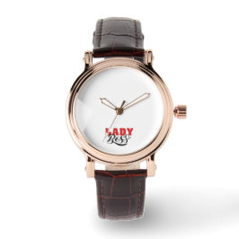 Reloj De Pulsera Boss Lady Mindset – Powerful Women Quote Design