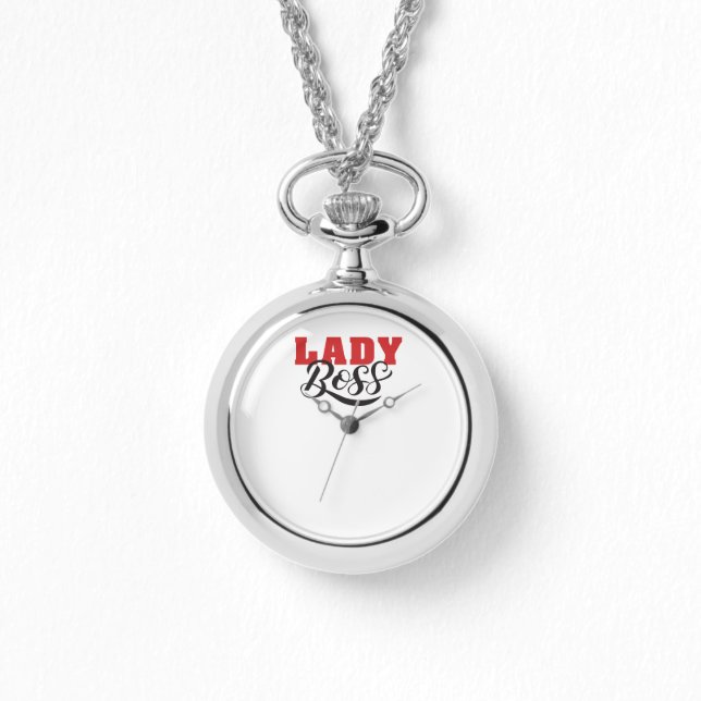 Reloj De Pulsera Boss Lady Mindset – Powerful Women Quote Design (Anverso)