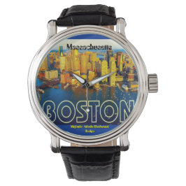 Reloj De Pulsera boston 2, Massachusetts - Customized