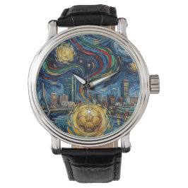 Reloj De Pulsera Boston Football Art 2026 Skyline Stadium Design