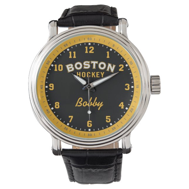 Reloj De Pulsera Boston Hockey 12 Hour Watch (Anverso)