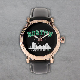 Reloj De Pulsera Boston Massachusetts Est. 1630 Vintage