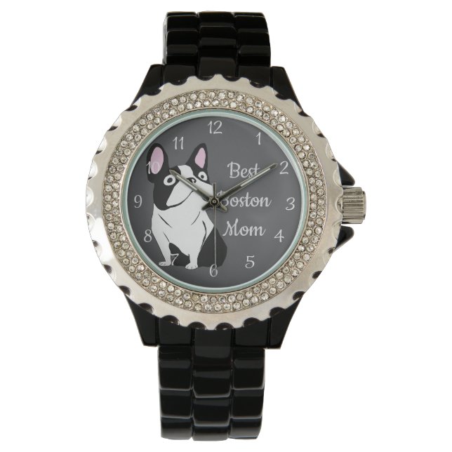 Reloj De Pulsera Boston terrier (Anverso)
