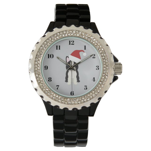 Reloj De Pulsera Boston Terrier (Anverso)