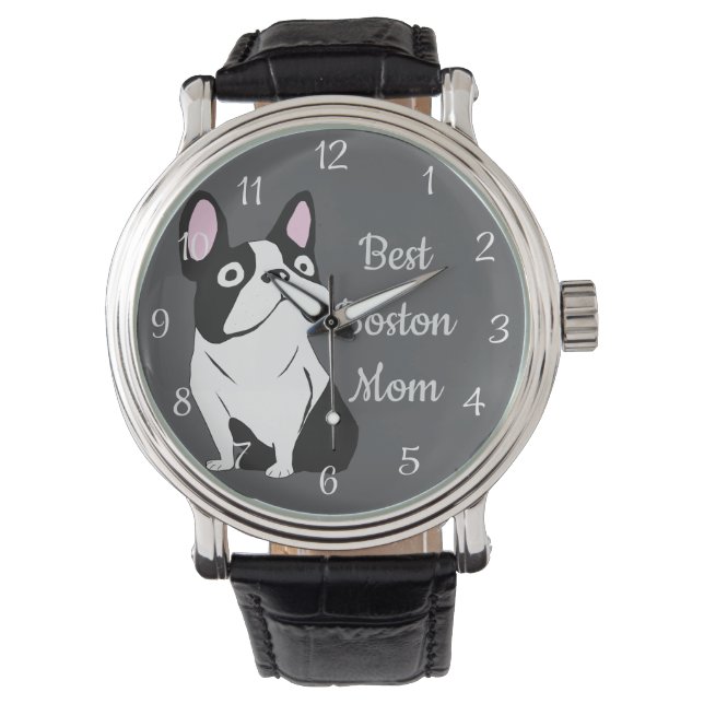Reloj De Pulsera Boston terrier (Anverso)