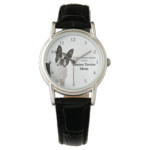 Reloj De Pulsera Boston Terrier Mom Watch