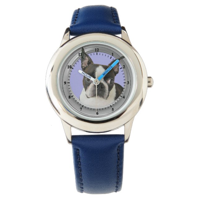 RELOJ DE PULSERA BOSTON TERRIER - VER (Anverso)