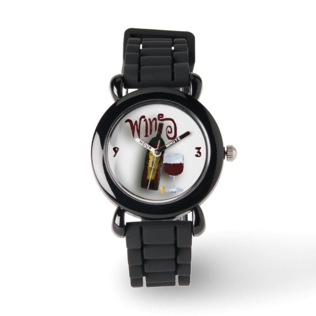 Reloj De Pulsera Botella de vino (Anverso)