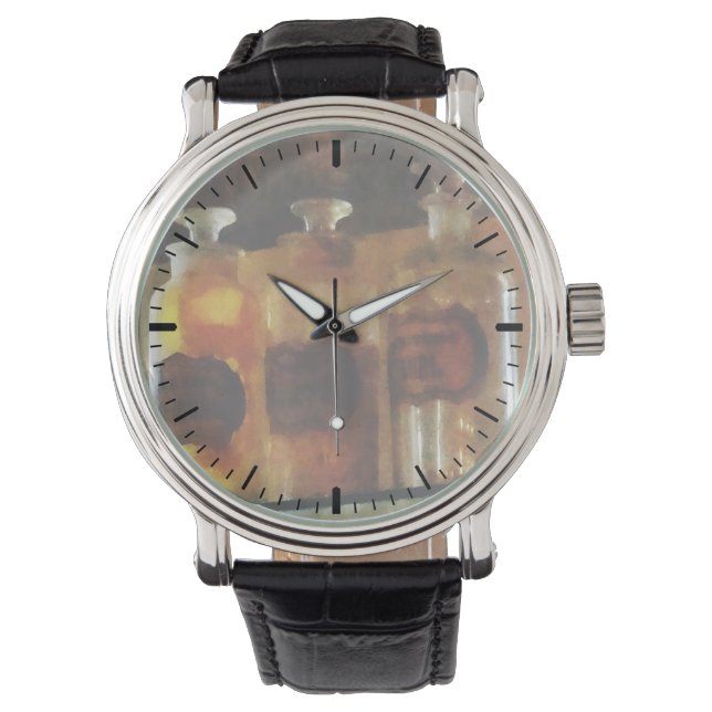 Reloj De Pulsera Botellas apotecarias (Anverso)