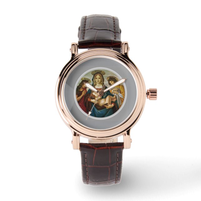 Reloj De Pulsera Botticelli's Madonna And Child (Anverso)