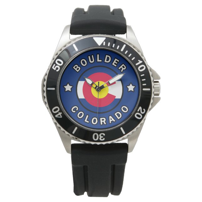 Reloj De Pulsera Boulder Colorado (Anverso)