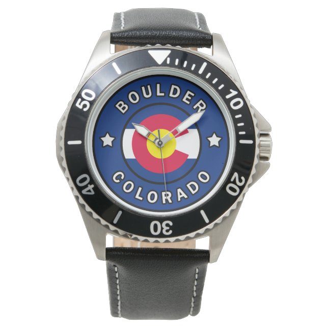 Reloj De Pulsera Boulder Colorado (Anverso)