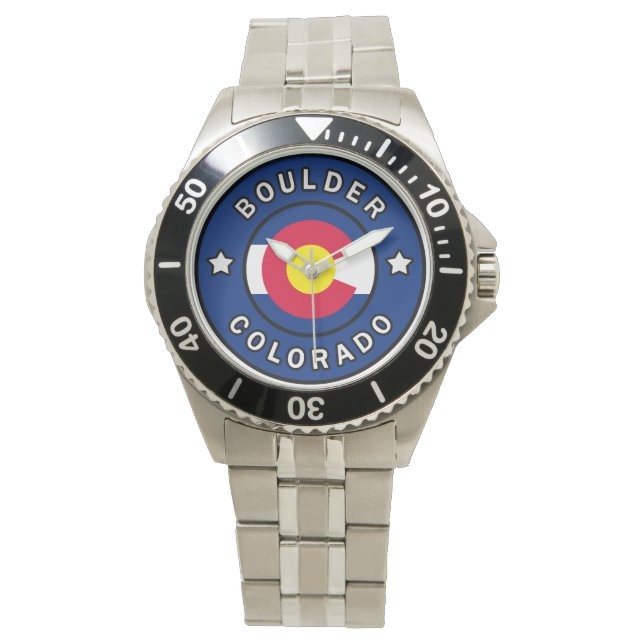 Reloj De Pulsera Boulder Colorado (Anverso)