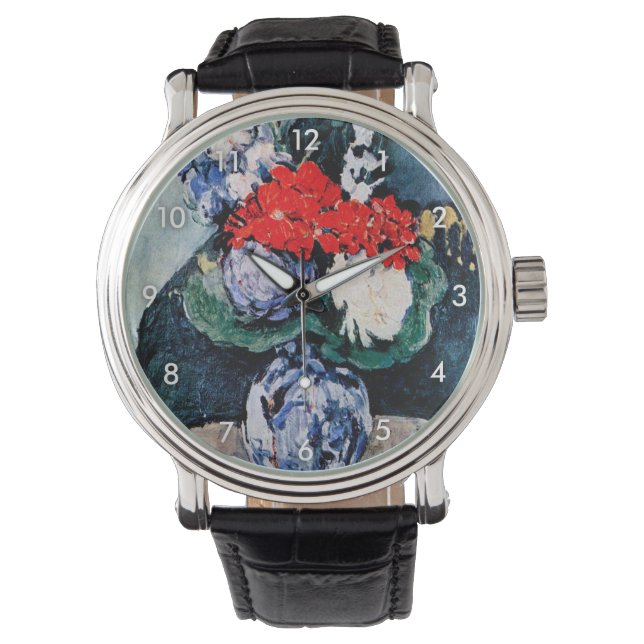 Reloj De Pulsera Bouquet con Pequeño Delft, Paul Cezanne (Anverso)