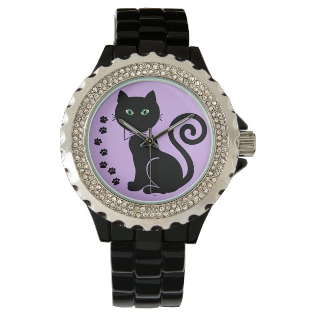 Reloj De Pulsera Bow Tie Cat Watch (Anverso)