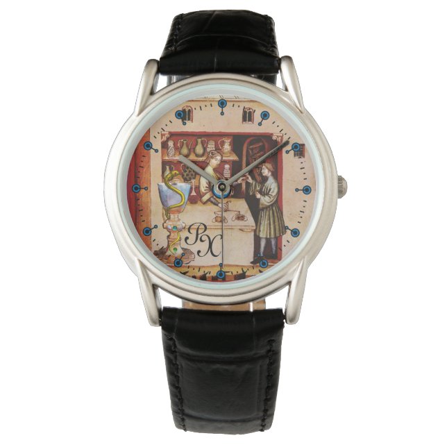 Reloj De Pulsera BOWL DE HYGEIA MONOGRAM Medicina, Farmacia (Anverso)