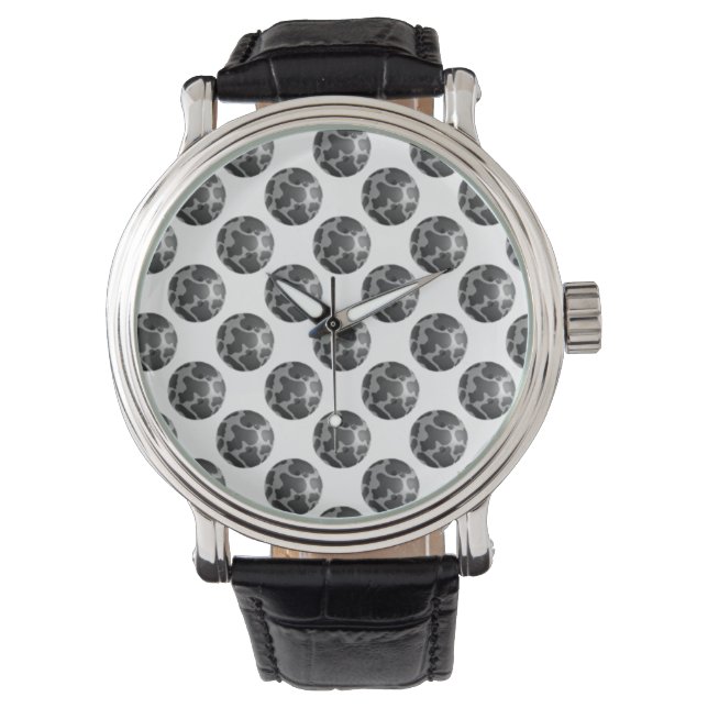 Reloj De Pulsera Bowling Ball Cow Gray (Anverso)