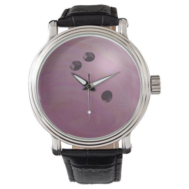 Reloj De Pulsera Bowling Ball Pink (Anverso)