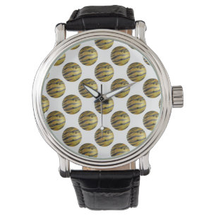 Reloj De Pulsera Bowling Ball Tiger Yellow
