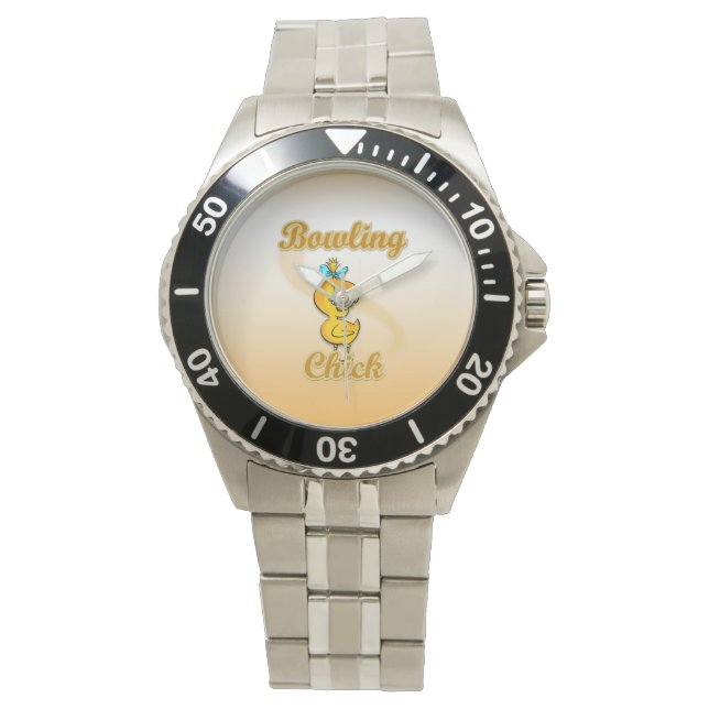 Reloj De Pulsera Bowling Chick (Anverso)