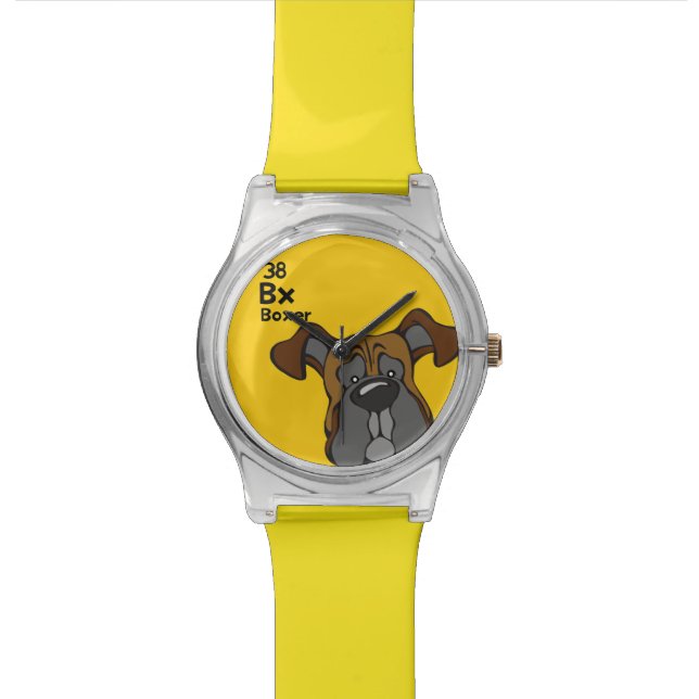 Reloj De Pulsera Boxeador - la tabla del perro (De cerca)