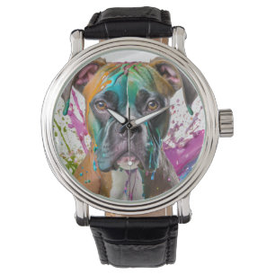 Reloj De Pulsera Boxer Dog