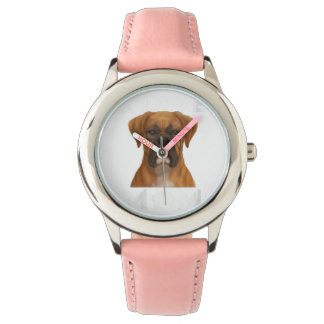 Reloj De Pulsera Boxer Dog I Love Mom Family Puppy Lover Regalo