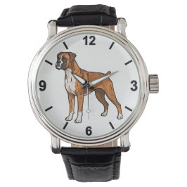 Reloj De Pulsera Boxer Dog Wrist Watch Cute Pet Style