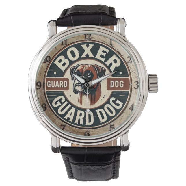 Reloj De Pulsera Boxer Guard Dog (Anverso)