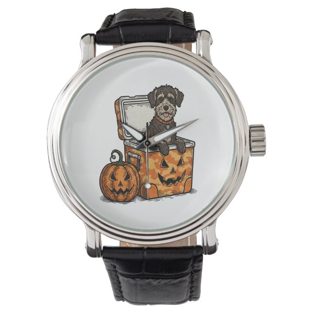 Reloj De Pulsera Boykin Spaniel Halloween (Anverso)