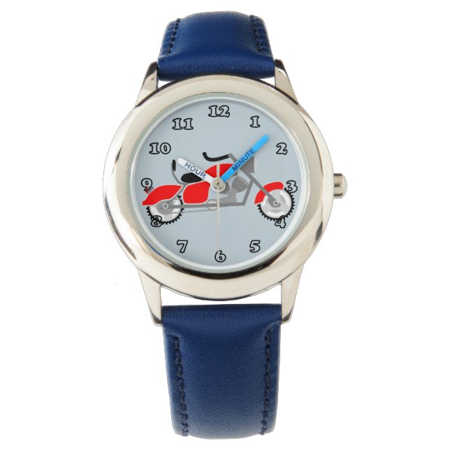 Reloj De Pulsera Boys Motorbike Motif watch (Anverso)