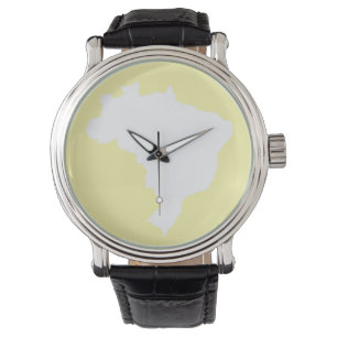 Reloj De Pulsera Brasil festivo crema