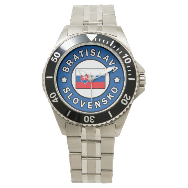 Reloj De Pulsera Bratislava Slovensko (Anverso)