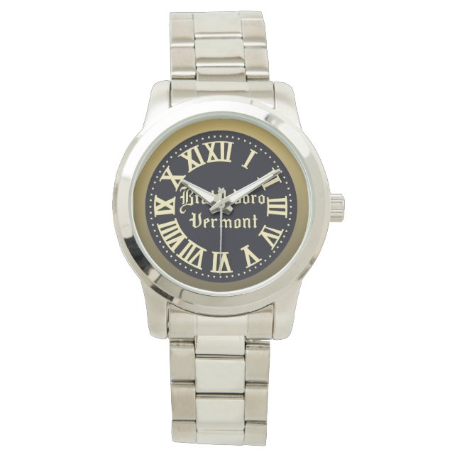 Reloj De Pulsera Brattleboro Main Street Watch (oscuro) (Anverso)