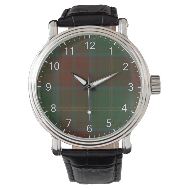 Reloj De Pulsera Brewer Clan Tartan (Anverso)