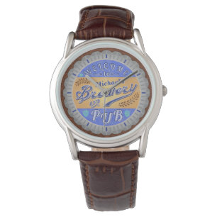 Reloj De Pulsera Brewery Pub Personalizado Beer Botella Cap