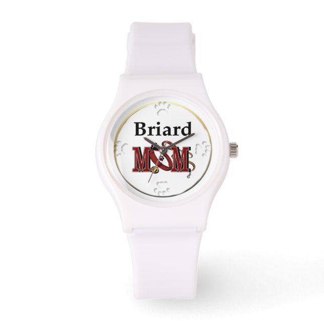 Reloj De Pulsera Briard Dog MOM (Anverso)