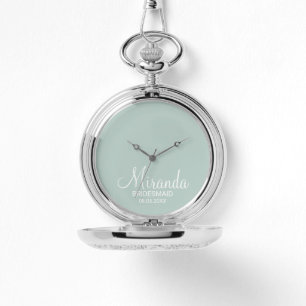 Reloj De Pulsera Bridesmaid personalizada de escritura moderna
