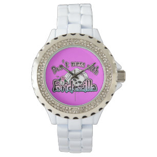 Reloj De Pulsera Bridezilla Skull