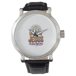Reloj De Pulsera Brilla por Jesús Deja que tu luz brille Diseño cri