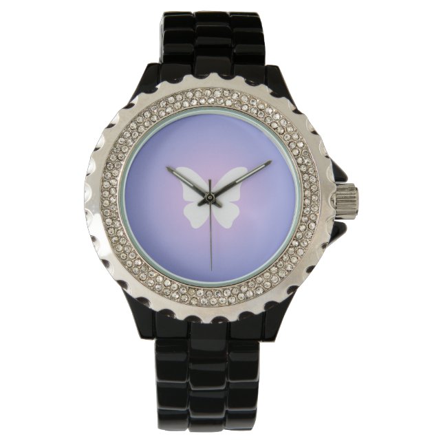 Reloj De Pulsera Brillo de mariposa etéreo (Anverso)
